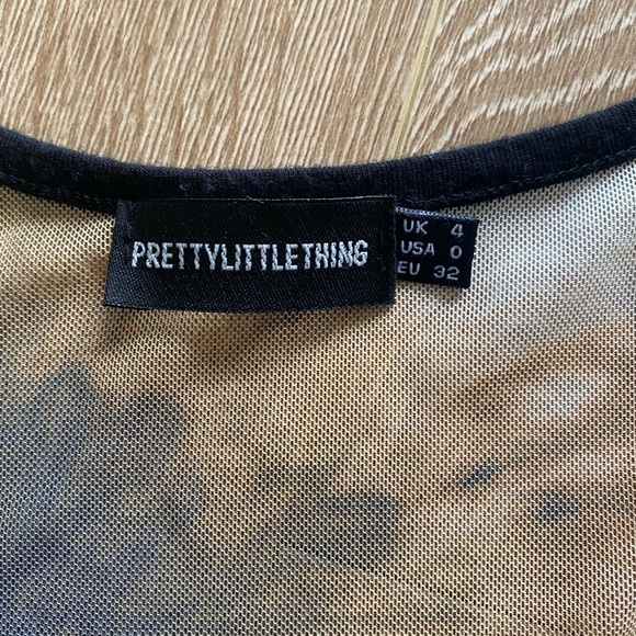 Tie Dye Mesh Bodysuit - Picture 2 of 3